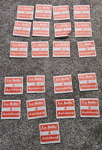 Bella autoharp strings - la,