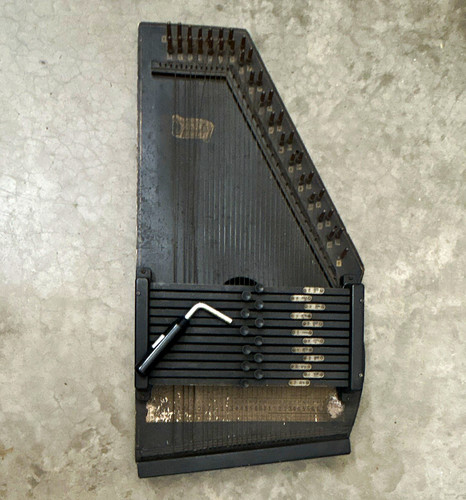 Chord zither autoharp black - zither, autoharp,